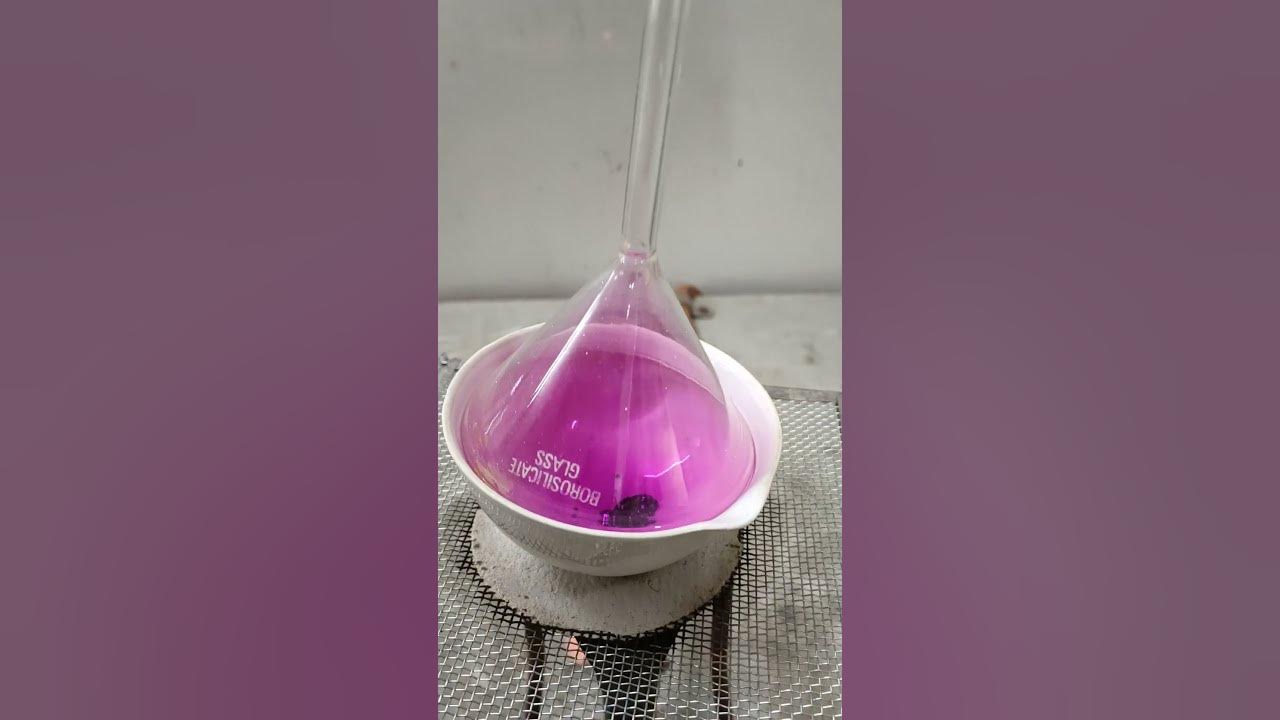 Sublimation Of Iodine - YouTube
