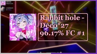 Another fun tech map | Rabbit hole - Deco*27 (96.17%) [FC #1] | Beat Saber