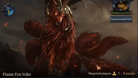 Lost Ark Guardian raid: Flame Fox Yoho