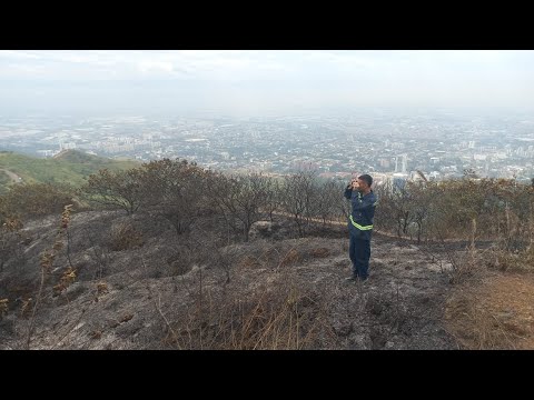 El Cerro de las Tres Cruces después de trágico incendio