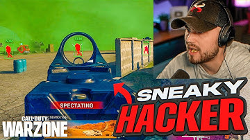 I Spectated the SNEAKIEST HACKER In Warzone EVER