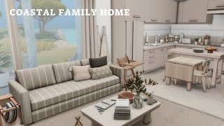 COASTAL FAMILY HOME | SIMS 4 | CC SPEED BUILD | DOWNLOAD LINK
