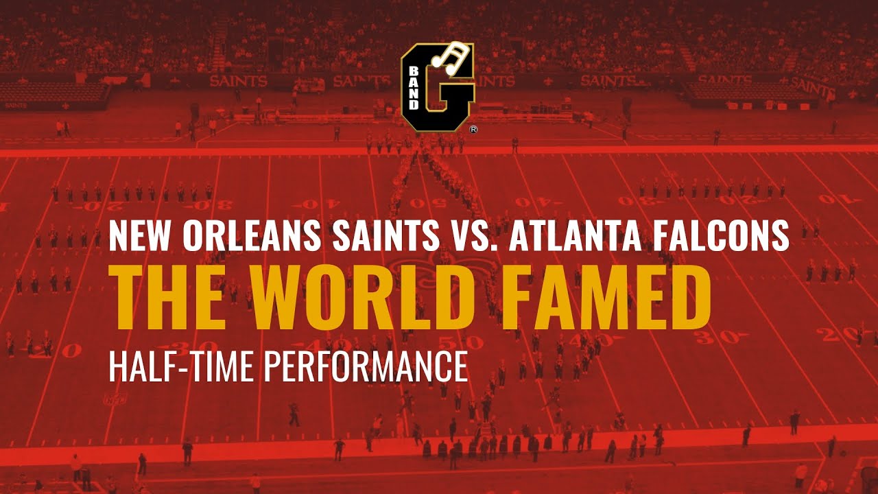 🏟️🔥 World Famed Takes Over the Superdome! | Halftime Performance at Saints vs Falcons 🖤💛❤️