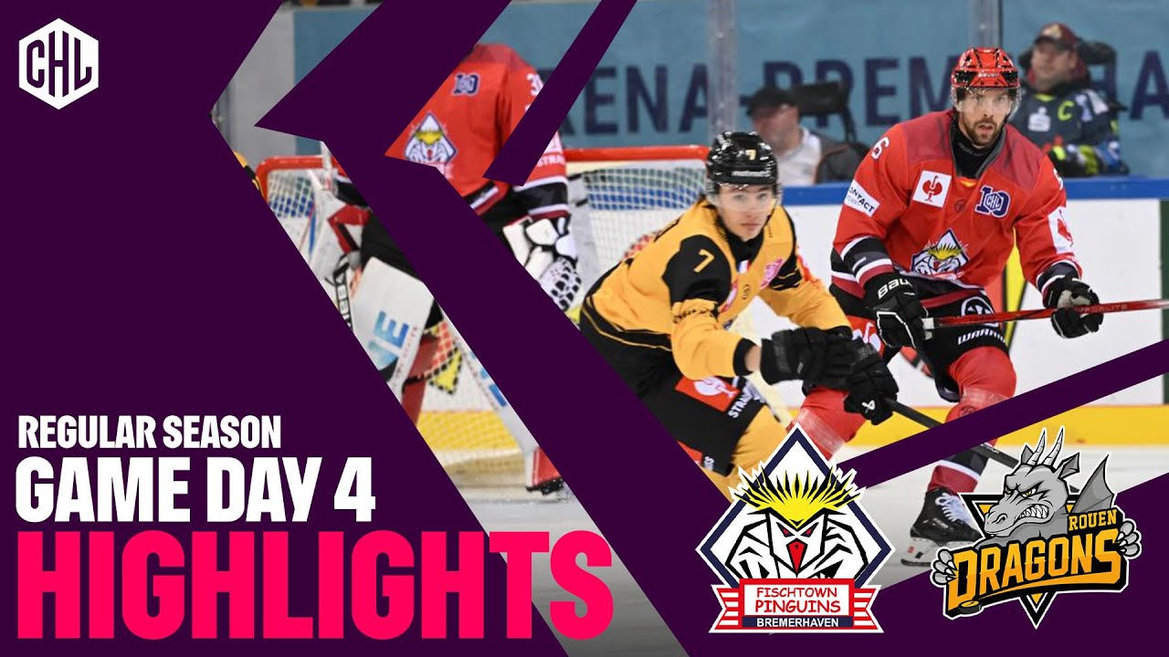 Highlights | Pinguins Bremerhaven vs Rouen Dragons