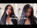 So Natural!! The BEST Seamless Clip-ins I&#39;ve Found! Perfect| Eayon Hair