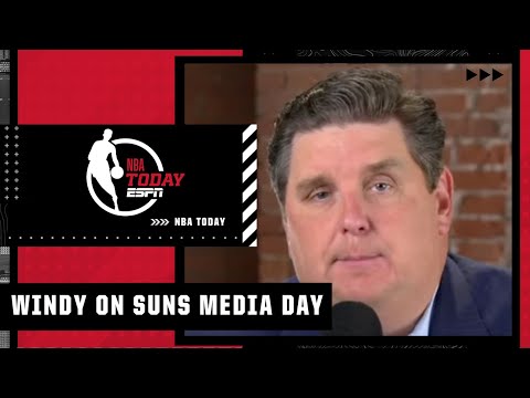 Brian windhorst compares suns media day to a dentist office waiting room | nba today