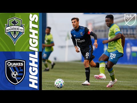 Seattle Sounders San Jose Earthquakes Goals And Highlights