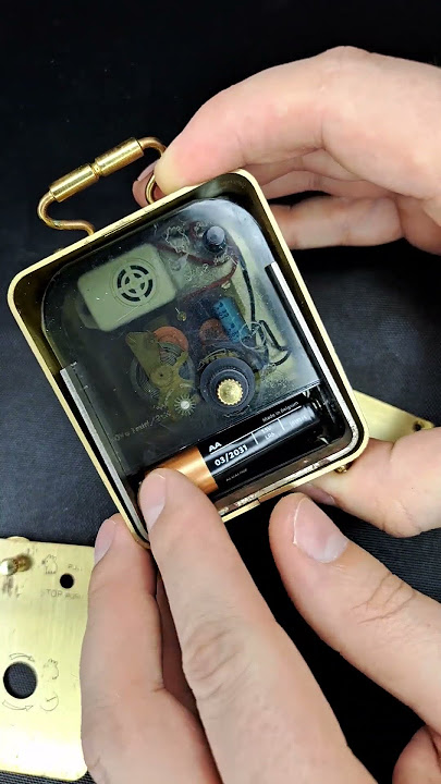 Rare device Swiss alarm clock SWIZA amazing wake up sound