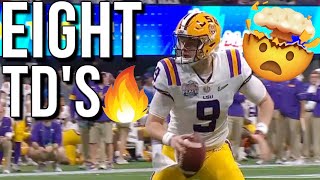 Joe Burrow was in VIDEO-GAME MODE 🎮 EIGHT TOUCHDOWNS in PLAYOFF GAME! 🔥