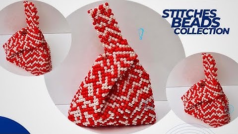 EASIEST way to make this ELEGANT designed handmade BEADED BAG//DIY Beaded Bag//DIY Tutorial