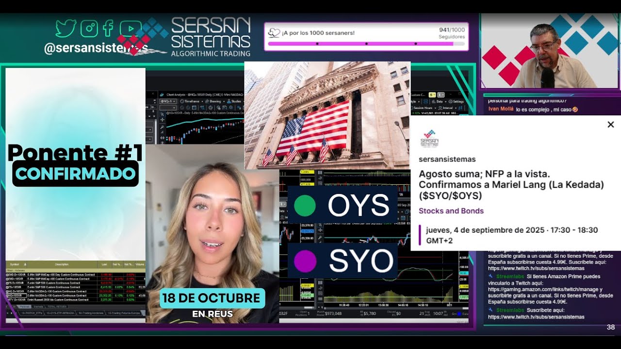 Agosto suma; NFP a la vista. Confirmamos a Mariel Lang (La Kedada)