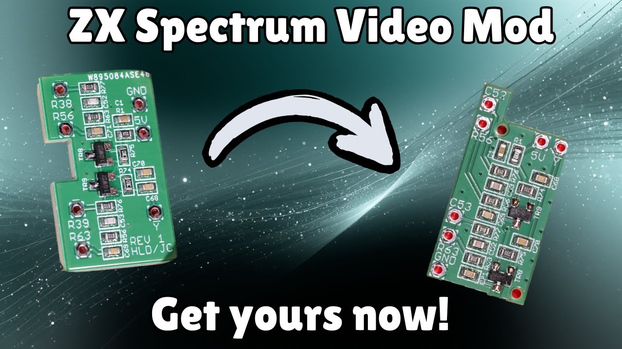 ZX Spectrum Issue Two Video Mod - Ordering and Testing - YouTube