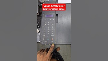 Canon G4010 error b204 problem solve #Canon #printersupport