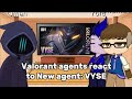 Valorant Agents React to New Agent VYSE 🎮
