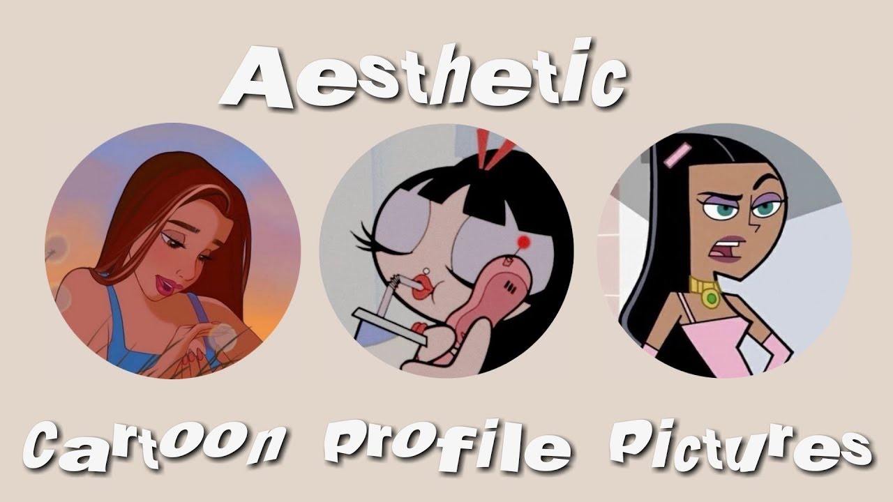 Aesthetic Cartoon Profile Pictures | Cute Profile Picture for instagram |  aesthetic pfp - YouTube