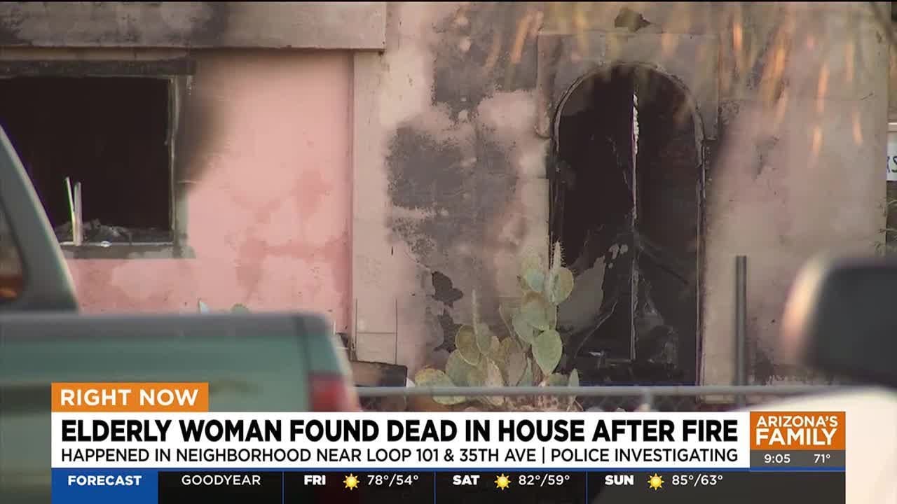 Woman found dead in Phoenix home after house fire - YouTube