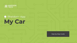 How to Use My Car in the Rheidon+ App screenshot 2