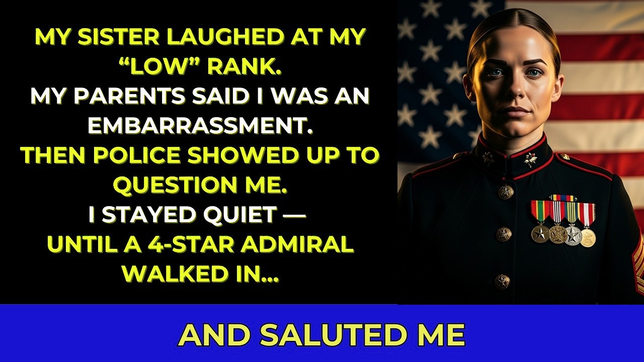 My Sister Ridiculed My “Insignificant” Rank—Until a 4-Star General Saluted- Welcome Back, Commander
