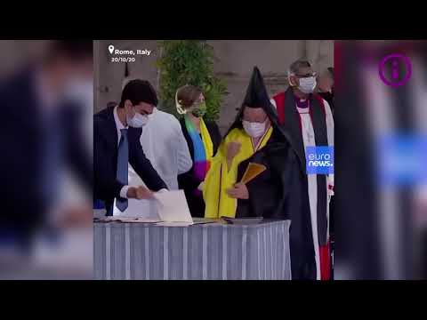 კონსტანტინეპოლის პატრიარქი ეკუმენისტურ ლოცვაზე