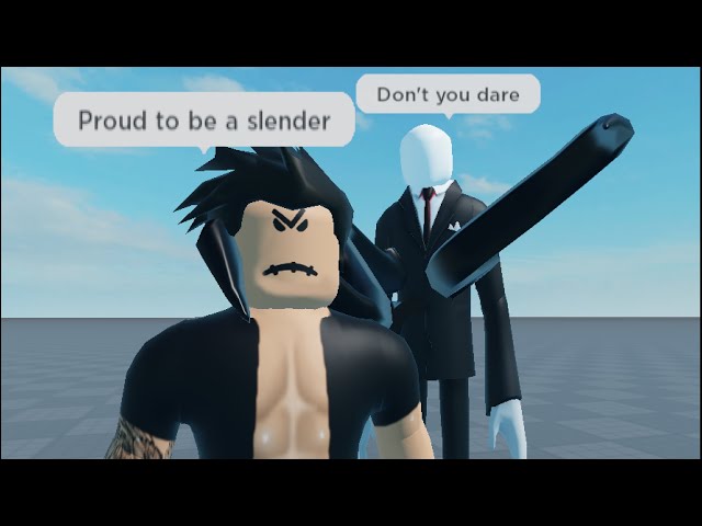 roblox, I don't want to be a slender :/