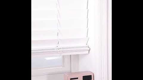 Độc đáo với mành gỗ tự động thông minh