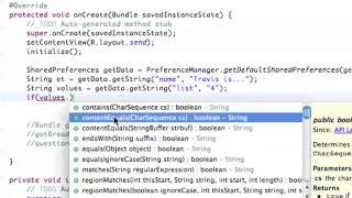 Famous Android Application Development Tutorial - 58 - More with Preferences Profile