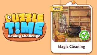 Puzzle Time: Brainy Challenge level 63 | clean the cabin and uncover hidden secrets Gameplay
