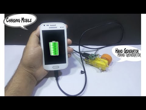 Free Energy Mobile Charger | Diy hand generator | Jahirul