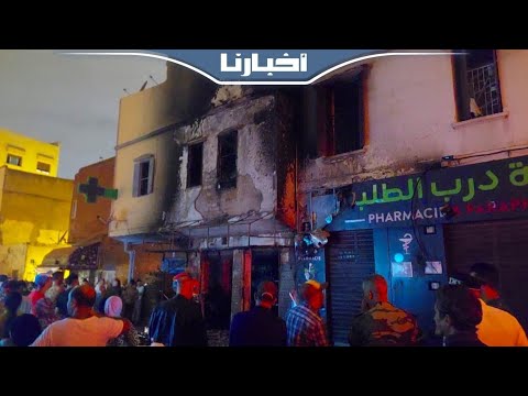 الألعاب النارية تتسبب في حريق داخل محل تجاري بدرب السلطان