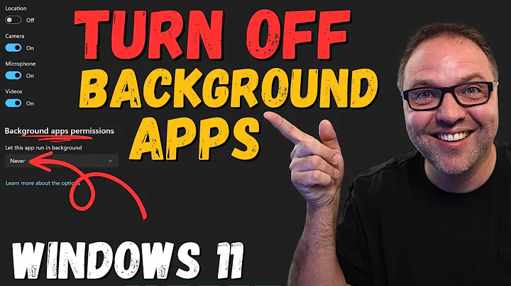 How to Turn Off Background Apps in Windows 11