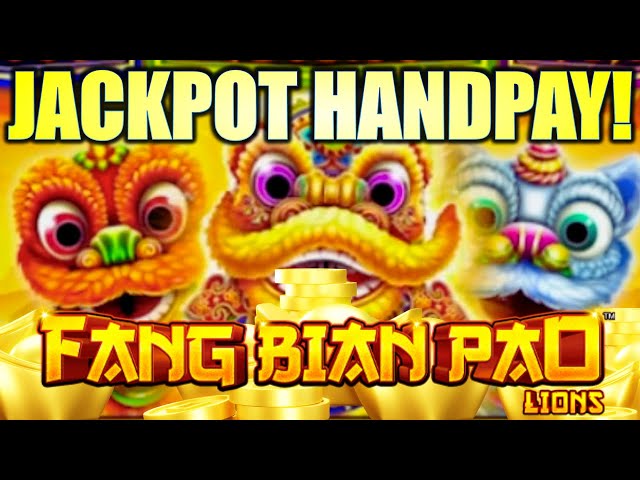 ★JACKPOT HANDPAY!★ FANG BIAN PAO LIONS & SUPER MOUSE Slot Machine (ARISTOCRAT) class=