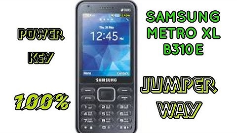 SAMSUNG B355E POWER BUTTON WAY JUMPER SOLUTION EASY