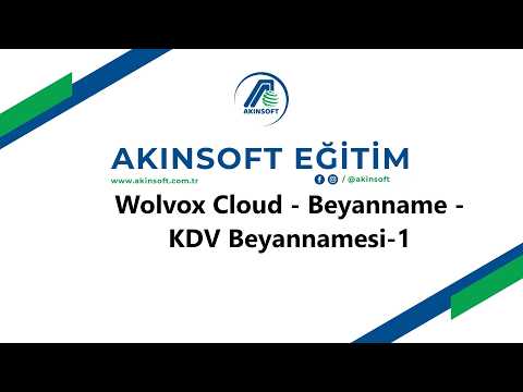 WolvoxCloud - Beyanname - KDV Beyannamesi-1