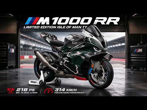 BMW M 1000 RR Limited Edition Isle of Man TT mit 218 PS & 49.900 €
