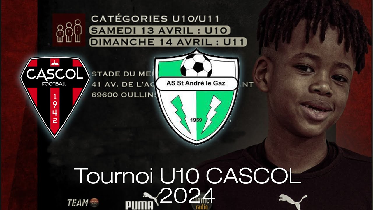 Tournoi U10 CASCOL // Huitième de finale // CASCOL vs St-Andre-Le-Gaz