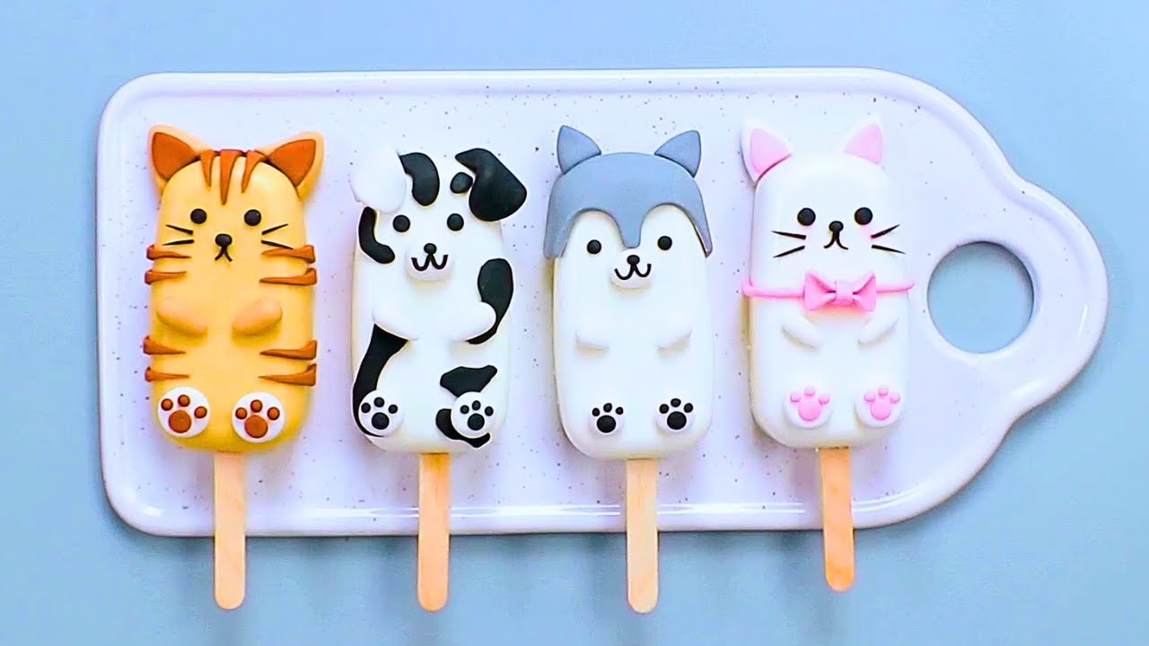 Cat and Dog Cakesicles | Fun Desserts For A Party for kids | Hoopla Recipes