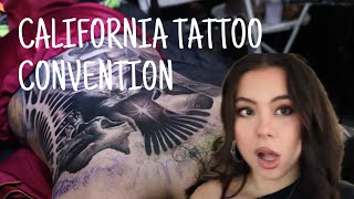 DOING A FULL BACKPIECE IN 3 DAYS GOLDEN STATE TATTOO CONVENTION vlog