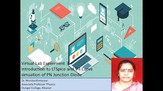 Celebrity Introduction to LTSpice and  V-I  Curve simulation of PN Junction Diode | Dr. Monika Khetarpal Wealth