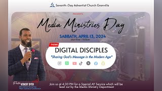 Adventist Youth Program // Digital Disciples // Media Ministry Day // Sabbath April 13, 2024