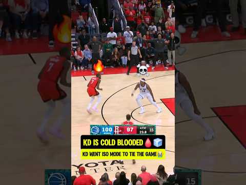 KD was COOKING in CLUTCH TIME😭