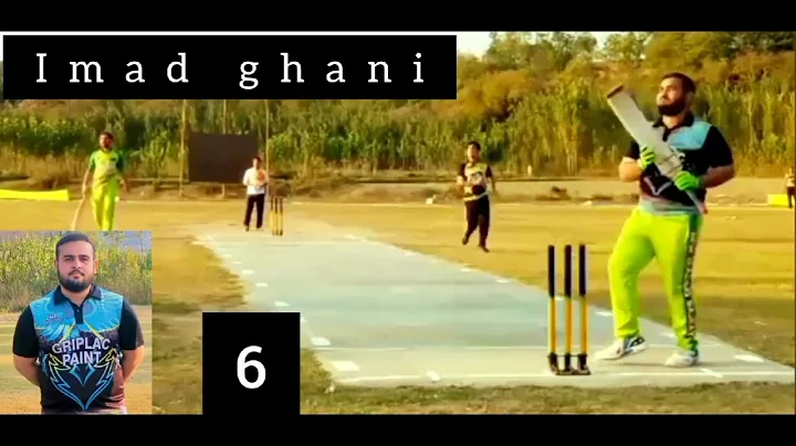 Great Batting By imad Ghani From swat in Tape ball...