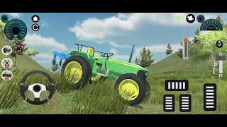 Johndheere tractor driving 3d #gta #tractor  android gameplay #offroad #drawing #farming #gameplay screenshot 3