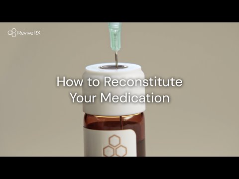 How to Reconstitute Your Medication | ReviveRX - YouTube How to Reconstitute Your Medication | ReviveRX - YouTube