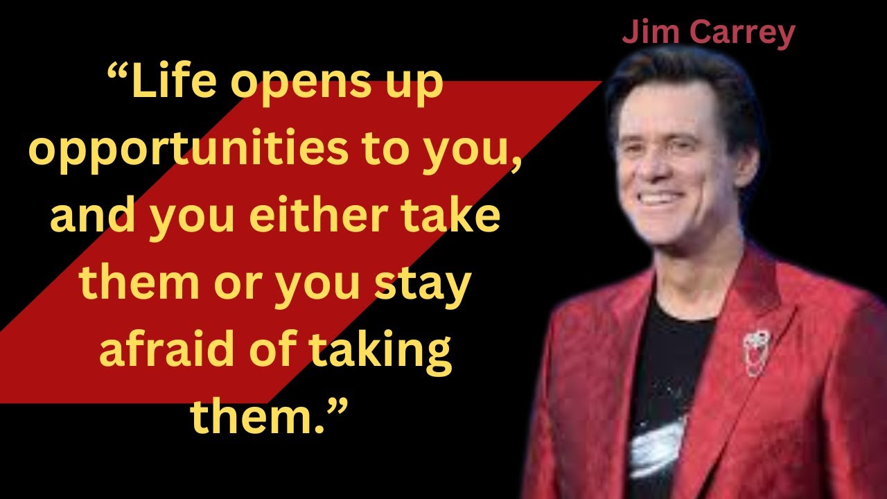 Jim Carrey Quotes On Life, Money, and Success YouTube