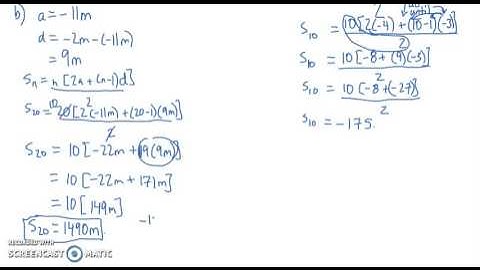 Arithmetic Series - Part 2 of 2 (7.5)