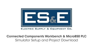 03 - CCW and Micro850PLC - Simulator Setup and Project Download