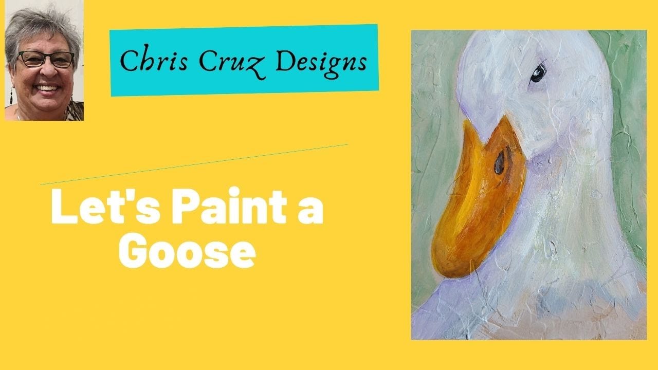 How to Paint a Goose - YouTube