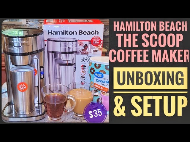 Hamilton Beach® The Scoop® Single-Serve Coffee Maker with Removable  Reservoir Stainless Steel & Reviews