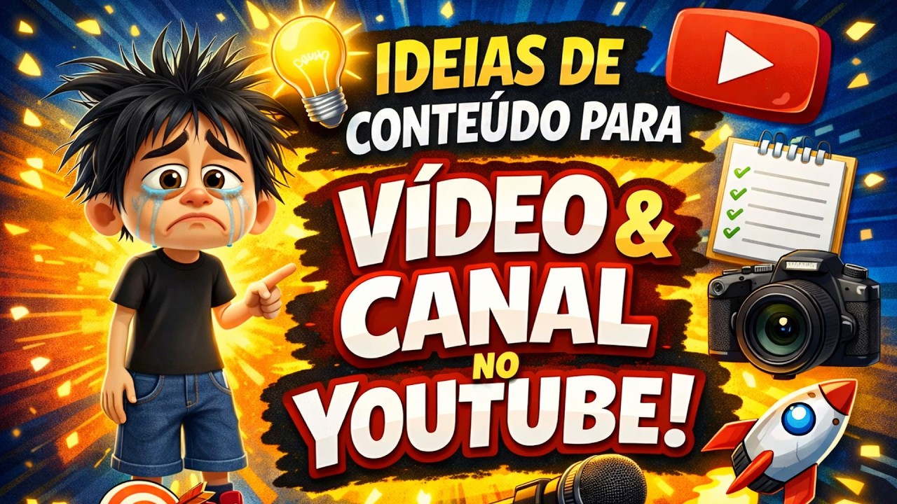 🚀 SEM IDEIAS? Descubra Como Criar Conteúdo Viral no YouTube (Mesmo Começando do Zero!)