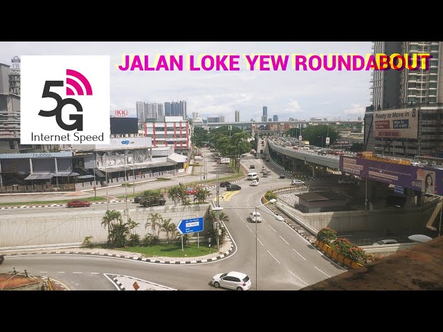 [4K] 5G INTERNET SPEED AT LOKE YEW ROUNDABOUT (PUDU), MALAYSIA 27102022 class=